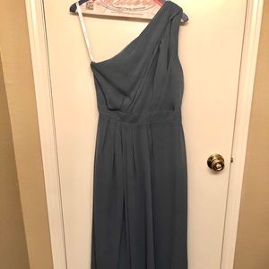 Steel Blue Bridesmaid Dress